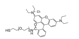 罗丹明聚乙二醇巯基，RB-PEG-SH，Rhodamine PEG Thiol