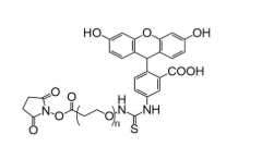 荧光素-聚乙二醇-活性脂，FITC-PEG-NHS，Fluorescein-PEG-NHS