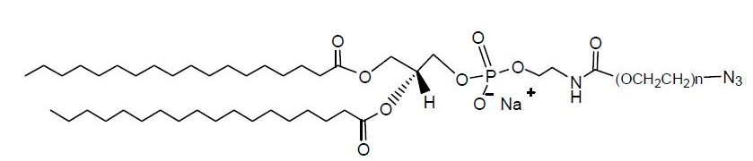 DSPE-PEG-N3，磷脂聚乙二醇叠氮，二硬脂酰磷脂酰乙醇胺-聚乙二醇-叠氮