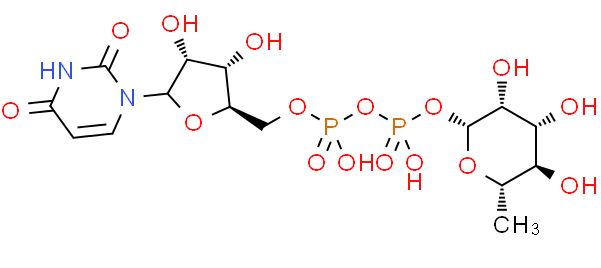 尿苷二磷酸鼠李糖，UDP-beta-L-rhamnose，CAS:1955-26-6