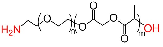 NH2-PEG-PLGA，氨基PEG聚乳酸羟基乙酸共聚物，聚(D,L-乳酸-co-乙醇酸)-聚乙二醇-氨基