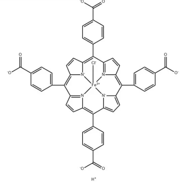 四羧基苯基卟啉铁，CAS:55266-17-6，Fe(III) meso-Tetra(4-carboxyphenyl)porphine C