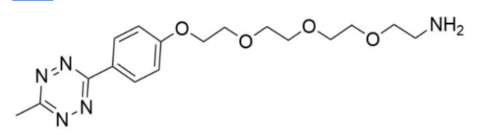 Methyltetrazine-PEG4-amine HCl salt