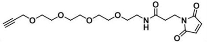 CAS:1609651-90-2；炔丙基-四聚乙二醇-马来酰亚胺；Alkyne-PEG4-Mal