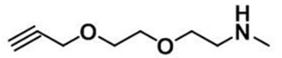 CAS:1835759-76-6；炔基-二聚乙二醇-甲胺；Alkyne-PEG2-methylamine