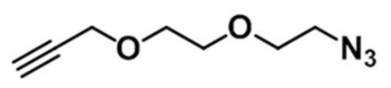 丙炔基-二聚乙二醇-叠氮；Alkyne-PEG2-Azide