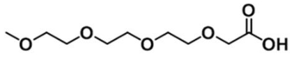 CAS:16024-60-5；三甘醇单甲醚乙酸；单甲氧基四聚乙二醇羧甲基；m-PEG4-CH2COOH