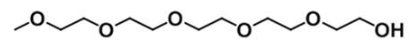 CAS:23778-52-1；2,5,8,11,14-五氧杂-16-十六烷醇；m-PEG5-alcohol