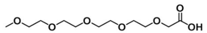 CAS:16024-66-1；四甘醇单甲醚乙酸；单甲氧基五聚乙二醇羧甲基；m-PEG5-CH2COOH
