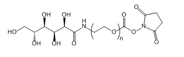 Gluconic acid-PEG-SC 葡萄糖酸-聚乙二醇-琥珀酰亚胺酯