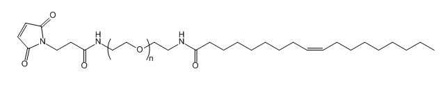 Mal-PEG-OLA 马来酰亚胺-聚乙二醇-油酸