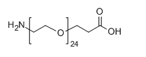 CAS No.：  196936-04-6；NH2-PEG24-COOH；Amine-PEG24-COOH