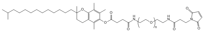 Tocopherol-PEG-Mal；维生素E-聚乙二醇-马来酰亚胺；Tocopherol-PEG-Maleimide