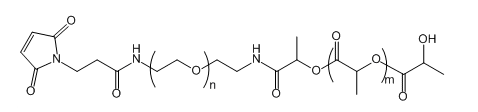 MAL-PEG-PLA(2K)；马来酰亚胺-聚乙二醇-聚乳酸(2K)；Maleimide-PEG-Polylactic acid(2K)