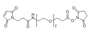 Mal-NH-PEG2-NHS；955094-26-5；Mal-NH-PEG2-CH2CH2COONHS