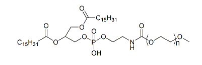 mPEG-DPPE；205494-72-0；甲氧基聚乙二醇-二棕榈酰磷酯酰乙醇胺