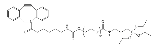 DBCO-PEG-Silane；二苯并环辛炔-聚乙二醇-三乙氧基硅烷；DibenzocycolctynePEG-Silane