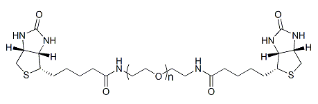 Biotin-PEG-Biotin；α,ω-二生物素聚乙二醇的基本信息