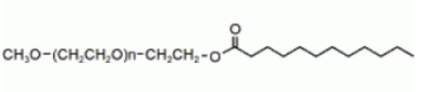 mPEG-C12H25；甲氧基聚乙二醇月桂酸；mPEG-LRA