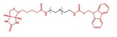 Biotin-PEG-NH-FMOC；生物素聚乙二醇芴甲氧羰基；FMOC-NH-PEG-Biotin