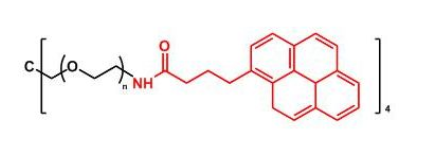 4ARM-PEG-Pyrene；四臂聚乙二醇芘丁酸；4ARM-PEG-PyBA