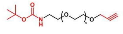 tBoc-NH-PEG-Alkyne；叔丁氧酰胺聚乙二醇炔基 