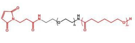 PCL-PEG-MAL；聚己内酯聚乙二醇马来酰亚胺；MAL-PEG-PCL