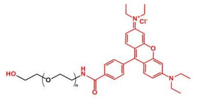 Rhodamine-PEG-OH；罗丹明聚乙二醇羟基；RB-PEG-OH