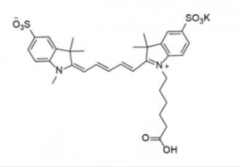 diSulfo-Cy5 carboxylic acid (Methyl)/水溶性Cy5 COOH，二磺酸基-Cy5-羧基