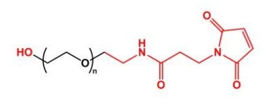 HO-PEG-MAL MAL-PEG-OH 羟基聚乙二醇马来酰亚胺