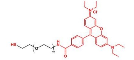 SH-PEG-Rhodamine RB-PEG-SH 罗丹明聚乙二醇巯基 