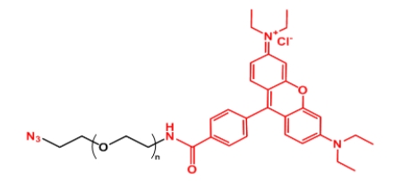  Rhodamine-PEG-N3 N3-PEG-Rhodamine 罗丹明聚乙二醇叠氮