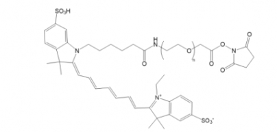 Cy7-PEG-NHS  Cy7-聚乙二醇-活性酯  Cy7-PEG-NHS ester