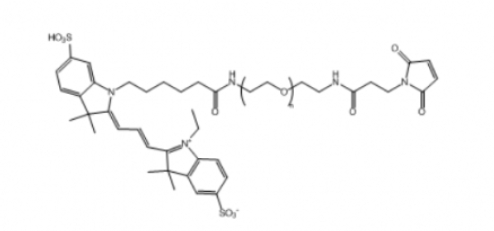 Cy3-PEG-Maleimide，Cy3-聚乙二醇-马来酰亚胺