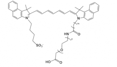 ICG-PEG-COOH 吲哚菁绿-聚乙二醇-羧基