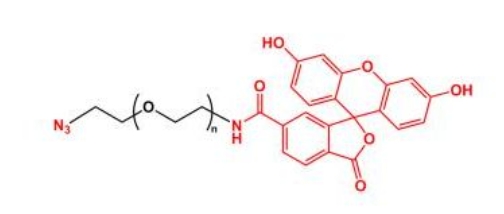 荧光素聚乙二醇叠氮 FITC-PEG-N3