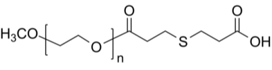 CH3O-PEG-COOH 甲氧基-聚乙二醇-羧基(通过硫键)