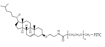 Cholesterol-PEG-FITC 胆固醇-聚乙二醇-荧光素