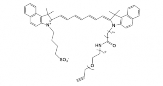 ICG-PEG-alkyne 吲哚菁绿-聚乙二醇-炔基