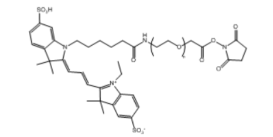 Cy3-PEG-NHS ester，Cy3-聚乙二醇-活性酯 