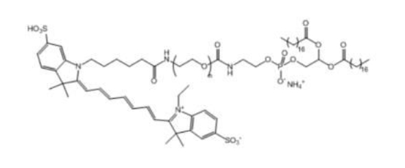 Cy7-PEG-DSPE，溶解度 溶于部分有机溶剂