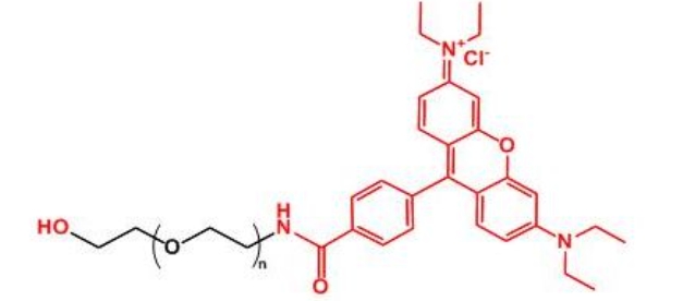 罗丹明聚乙二醇羟基 Rhodamine-PEG-OH