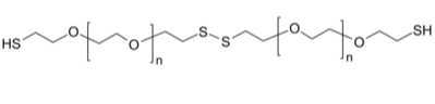 PEG-2SH-disulfide 聚乙二醇-双硫醇 链中间为二硫键