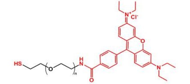 罗丹明聚乙二醇巯基 Rhodamine-PEG-SH