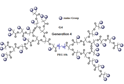 聚乙二醇-超支化树枝状胺(氨基) Dendro Amine-PEG-Dendro Amine