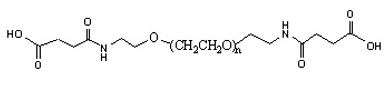 聚乙二醇-双(琥珀酰胺酸) SAA-PEG-SAA 