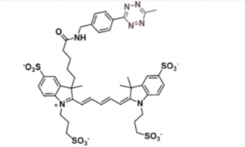 Alexa Fluor 647 Me-Tetrazine;分子量 1025.17