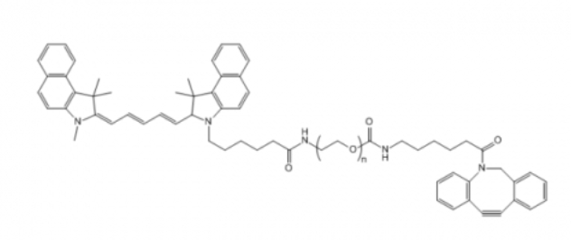 Cy5.5-PEG-DBCO,Cy5.5-聚乙二醇-二苯基环辛炔