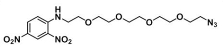  Azide-PEG4-DNP  分子式 C16H24N6O8