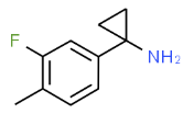 1248210-12-9	1-（3-氟-4-甲基苯基）环丙烷-1-胺盐酸盐  PROTAC(蛋白降解靶向嵌合体)